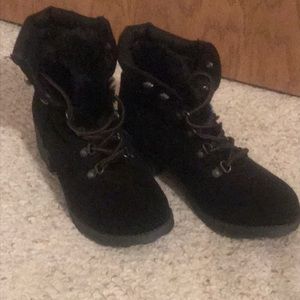 Rock & Candy Black ankle boots, 7,5. New